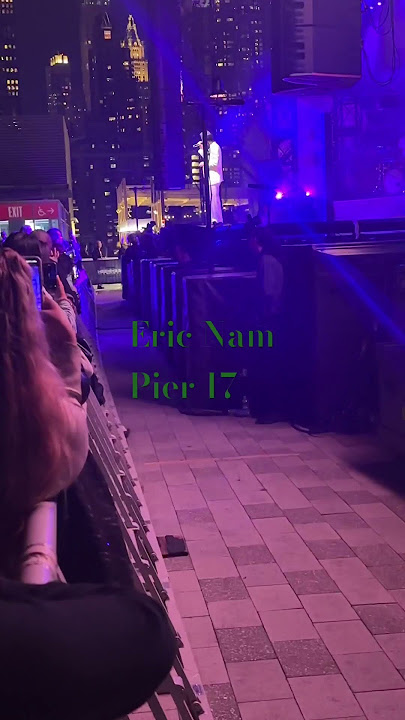 Eric Nam pier 17Nyc #kpop
