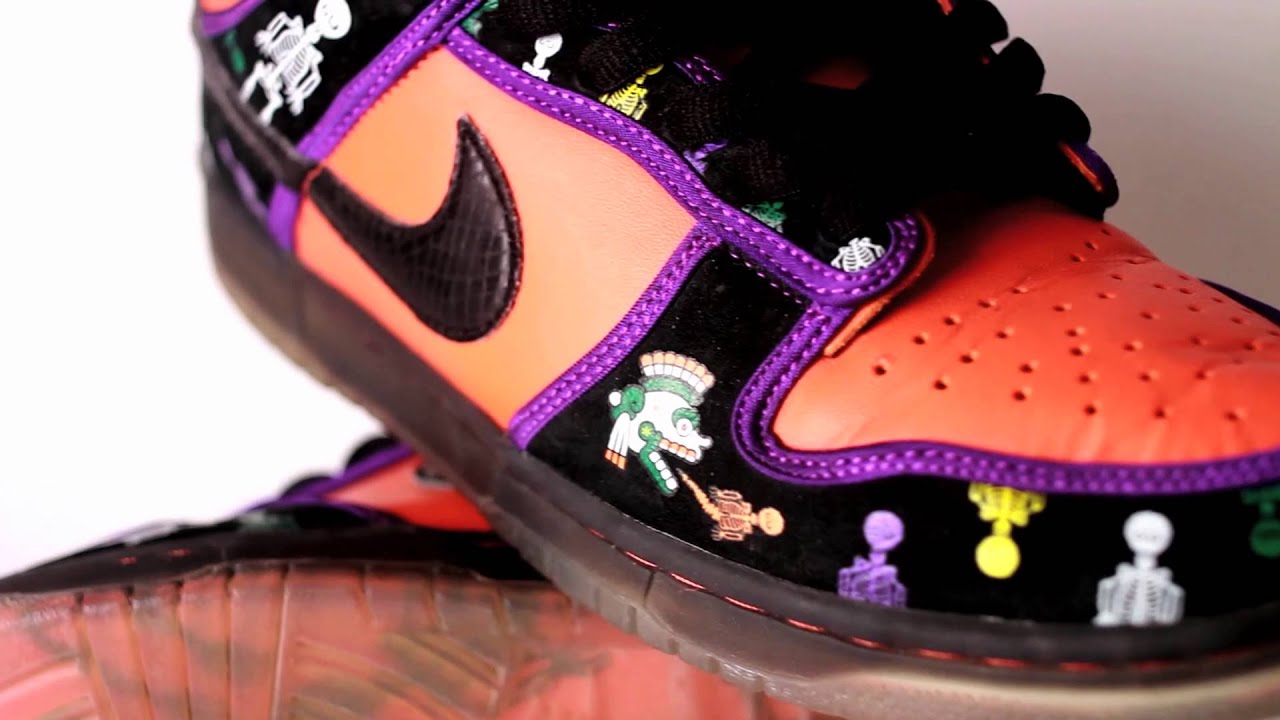 arrepentirse ajo Probar ShoeboxPorno | Nike SB Dunk Low | "Day of the Dead" - YouTube