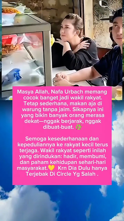 MasyaAlloh Sebenarnya #nafaurbach Memang Merakyat #shorts