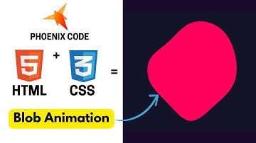 Learn HTML CSS: Pure CSS Blob Animation Tutorial (in 4 minutes)