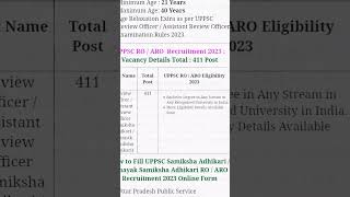 Uttar Pradesh Public Service Commission (UPPSC)UPPSC Review Officer /Assistantgkadda trick video