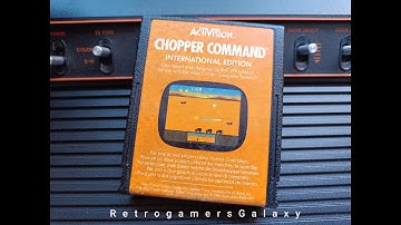 Atari 2600 gameplay: Chopper Command (1982)