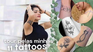 todas minhas 11 tatuagens