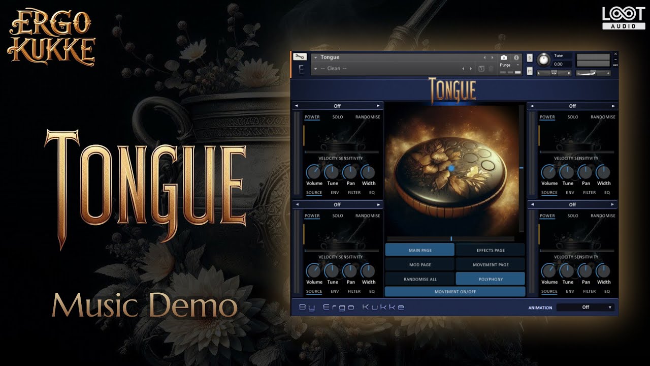 Tongue // Kontakt Library // Ergo Kukke // Music Demo