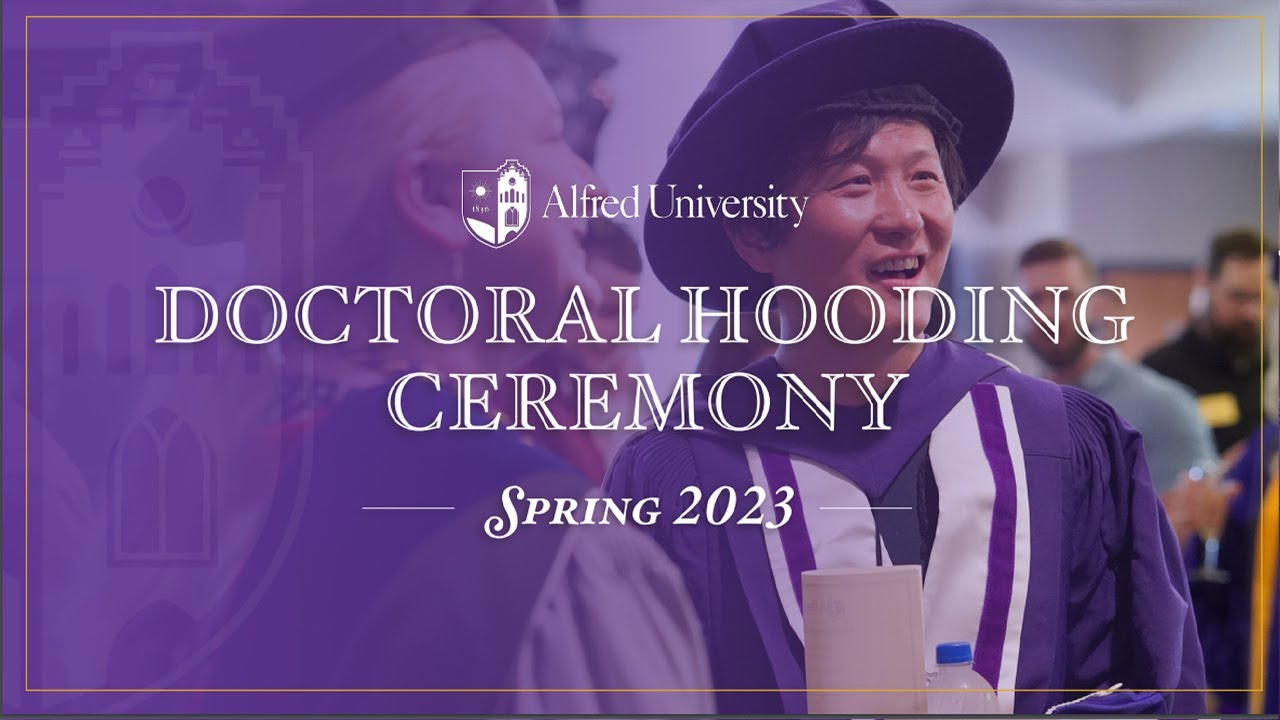 Doctoral Hooding Ceremony 2023 Alfred University YouTube