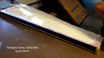 Fiberglass Rotor Blade Layup time-lapse