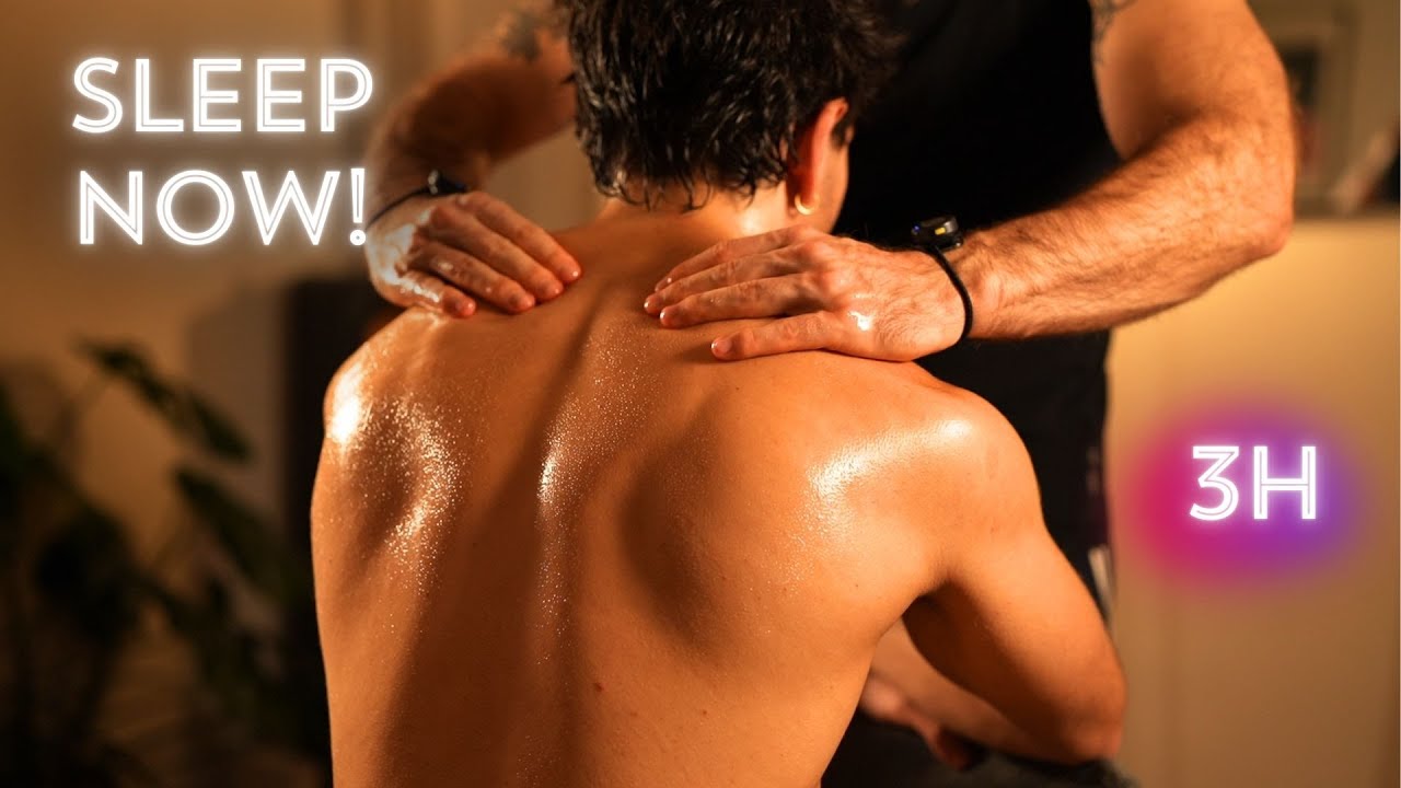 Relaxing Neck Massage ASMR for Insomnia and Stress Relief