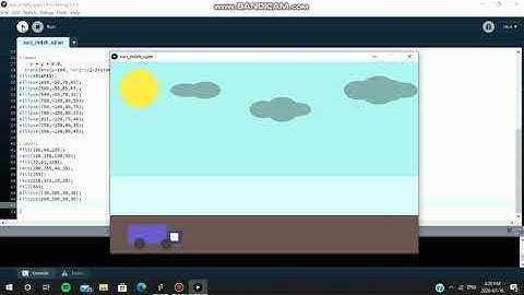 Animasi Bergerak Processing | Mobil Berjalan