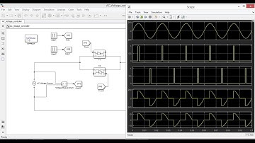 Single phase AC voltage controller simulation with matlab