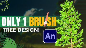 How to Create a Realistic Tree in Adobe Animate CC | Step by Step Tutorial in Hindi