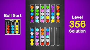 Ball Sort Puzzle Solution Level 356