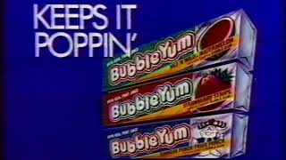 Bubble Yum Bubble Gum 1990 Television Commercial