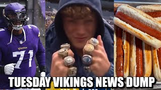 Minnesota Vikings News Dump (4.30.24) | McCarthy Rings, Darrisaw 5th Year Option, Hotdog Rant