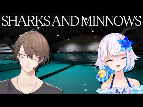 【Sharks and Minnows】人喰いザメがいるプールを脱出する双龍会【にじさんじ/リゼ・ヘルエスタ/加賀美ハヤト】