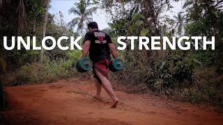 Barefoot Farmer's Walk : Monster Grip, Upper Body Strength & Endurance 🔥⚠️