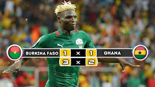 Burkina Faso 🇧🇫 × 🇬🇭 Ghana | 1 {3} × {2} 1 |  HIGHLIGHTS | All Goals | Semi- Final Cup africain 2013