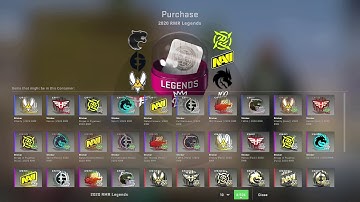 Opening 20 RMR CSGO capsules