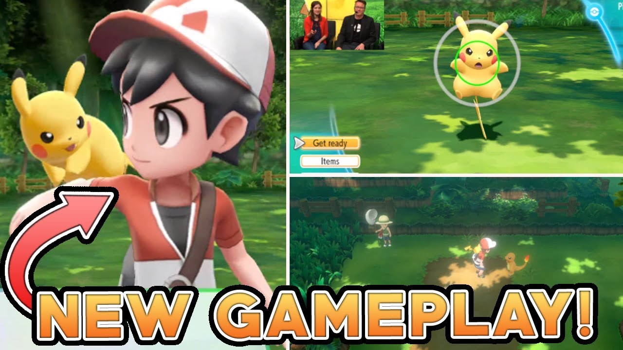 Pokemon Let S Go Pikachu Let S Go Eevee New Gameplay Reaction Breakdown Of New Gameplay Youtube