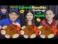 Prank ll spicy current noodles challenge with prank budabudivlogs