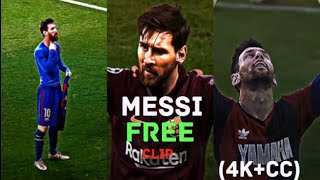 Messi Free Clip (4k + CC) high quality Link in comments