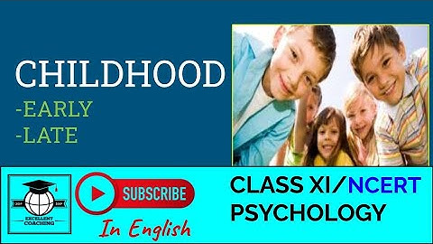 #Psychology|#NCERT|#Class 11|#Chapter 4||#Human Development|#Physical Development in Early Childhood