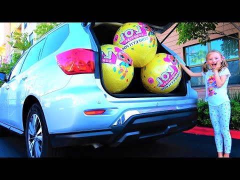 Гигантские Шары ЛОЛ Конфетти в Маминой Машине Сборник Лучших видео про LOL Surprises от Супер Полины Гигантские Шары ЛОЛ Конфетти в Маминой Машине Сборник Лучших видео про LOL Surprises от Супер Полины