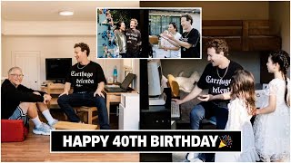 Mark Zuckerberg Celebrates His Birthday With Wife Priscilla Chan & 3 Daughters ll 40th Birthday
