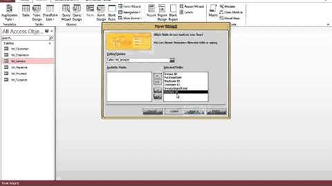 Access Tutorial 3 - Basic Invoice