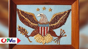 Lạ mắt những bức tranh từ hạt bí | QTV