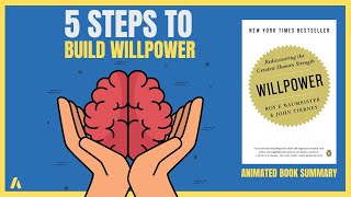 5 Ways to Improve and Build Willpower | Animated Book Summary by Roy F. Baumeister