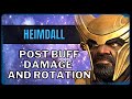 Ref:D602pMOiFD0 Buffed heimdall damage, ramp up and rotation! my thoughts on the buff!