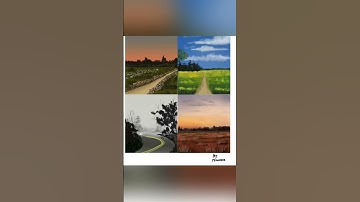 Landscape drawing #shorts #ipad #procreate #drawing #art #landscape #nature