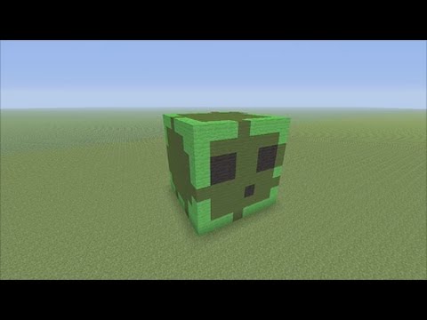 The Big Minecraft Build 28 Slime Statue Tutorial Youtube