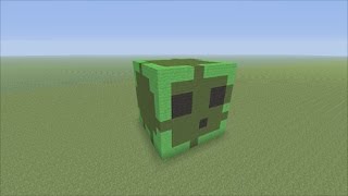 Realistic Slime Statue In Minecraft! 