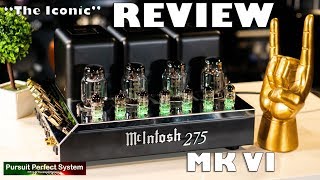 McIntosh MC 275 MK VI Valve HiFi Stereo Power Amplifier REVIEW - #SoCharming Tubes