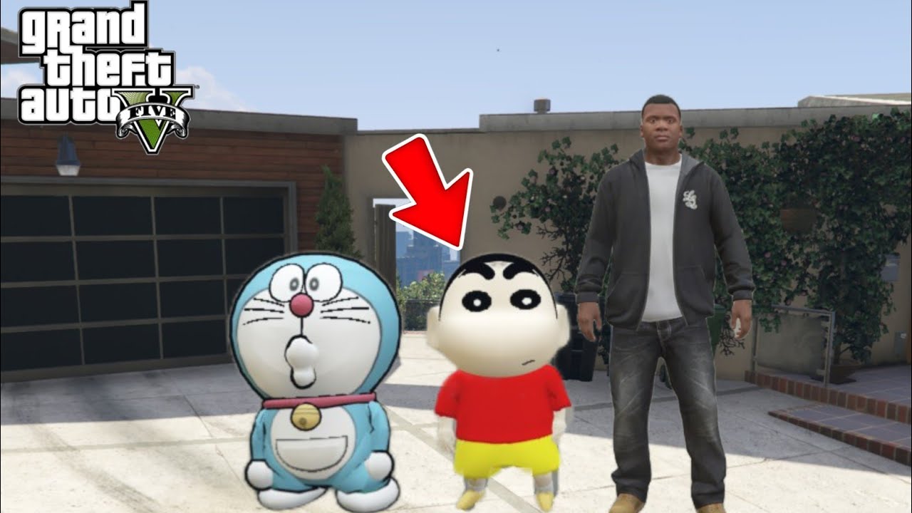 GTA 5: Franklin And Shinchan Unlock The Impossible Gold Door in GTA 5 ! in Telugu (GTA 5 mods)