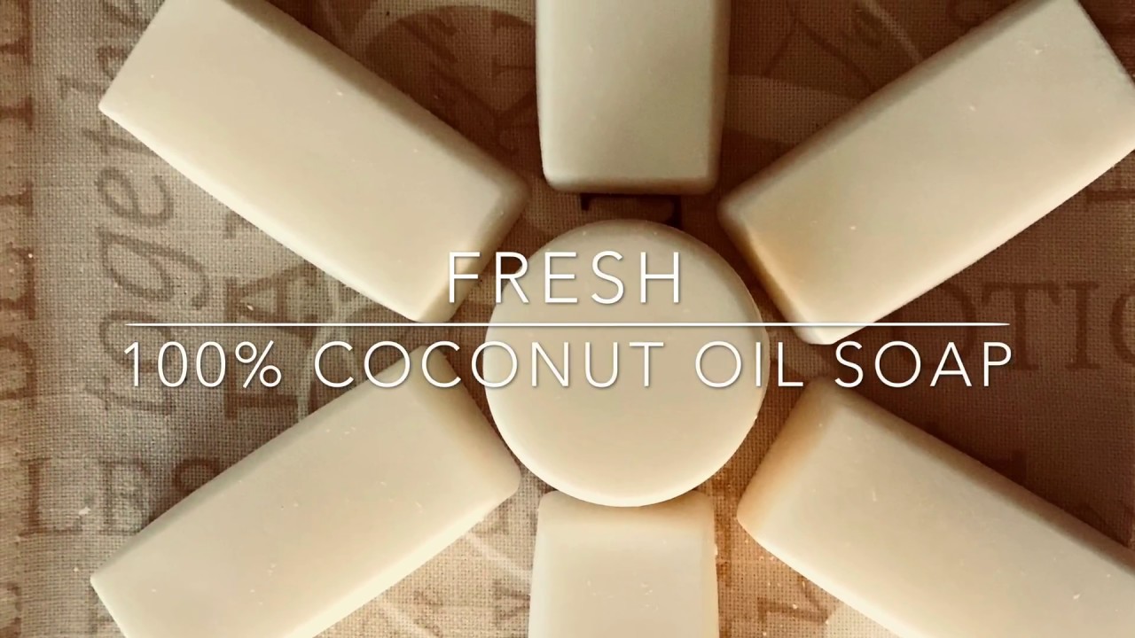100 Coconut Oil Soap YouTube