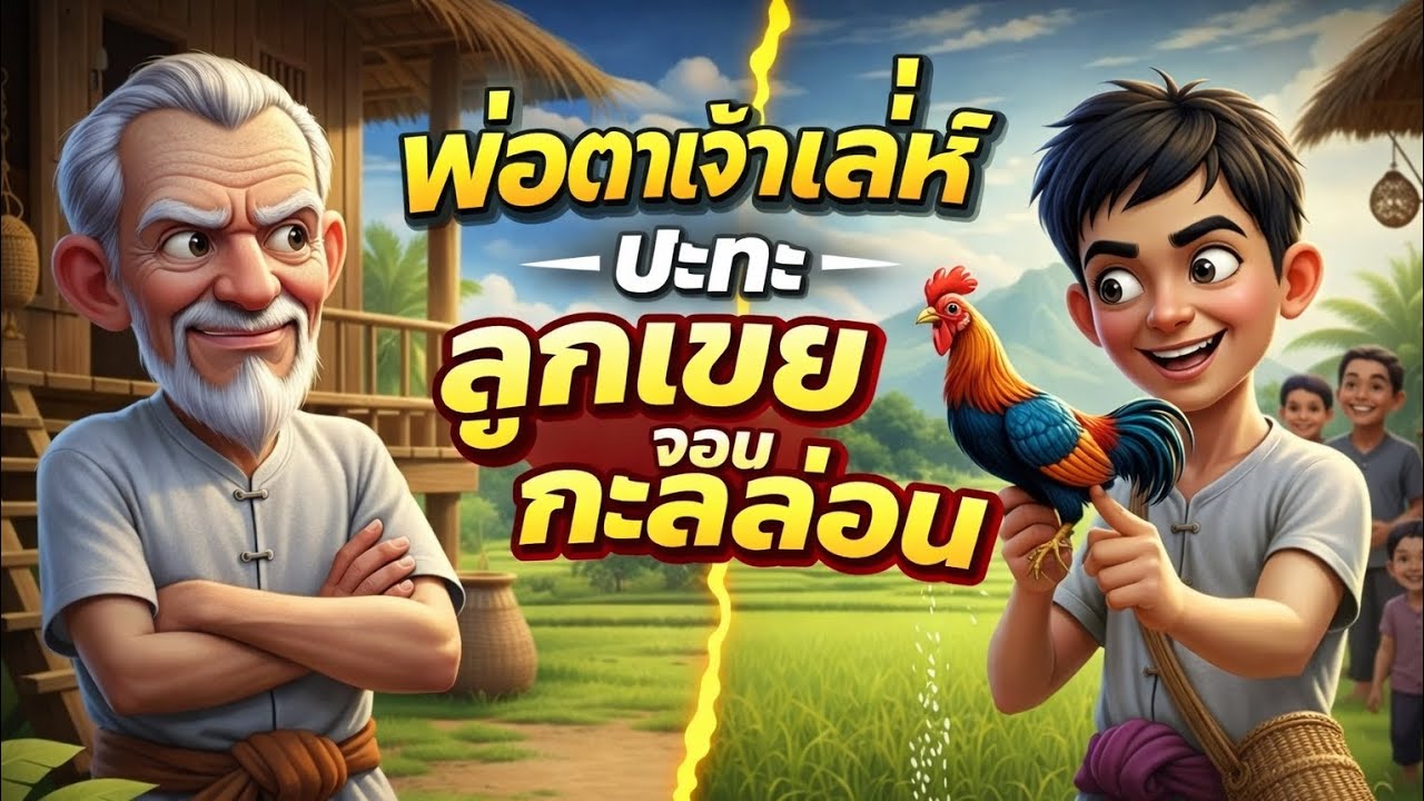 นิทานเรื่อง 🌟พ่อตา เจ้าเล่ห์ ปะทะลูกเขยจอมกะล่อน#นิทาน #นิทานก่อนนอน #นิทานพื้นบ้าน #นิยายเสียง 