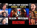 The Falcon and The Winter Soldier Airplane Fight Scene REACTION MASHUP/COMPILATION (PART 2)