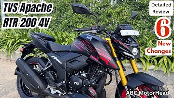 New Launch ! 2025 TVS Apache RTR 200 4V - What