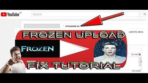 Learn How To Fix A Frozen Upload Youtube | How To Fix A Stuck Youtube Upload Tutorial