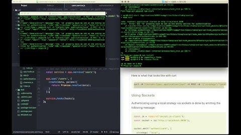 Trying to set up Feathers.js