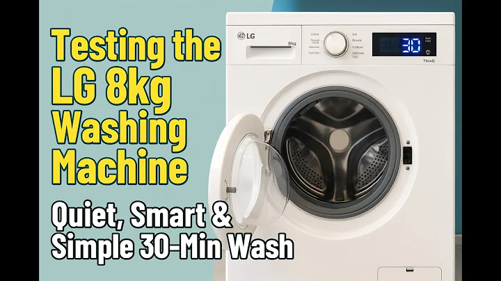 Testing the new LG 8kg Inverter Washing Machine, Quiet & Simple 30-Min Wash, real-life laundry