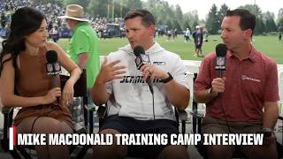My interview with Mike Macdonald at Seahawks training camp | NFL on ESPN