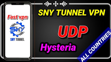 How To Setup SNY TUNNEL VPN with all country UDP settings for fast and secure online browsing 