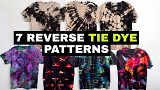 Which Reverse Tie Dye Pattern Is Actually the Hardest?