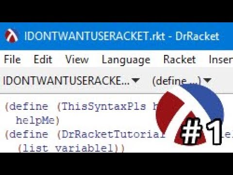 DrRacket - Einstieg in die Welt einer funktionalen Programmiersprache (Part 1)