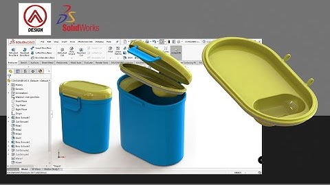 SOLIDWORKS Tutorial - Milk Powder Container - Lid 1 + Seal 2/3