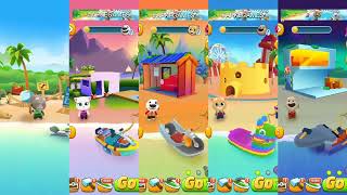 Talking Tom Jetski 2 All characters unlocked Gameplay Android ios screenshot 3