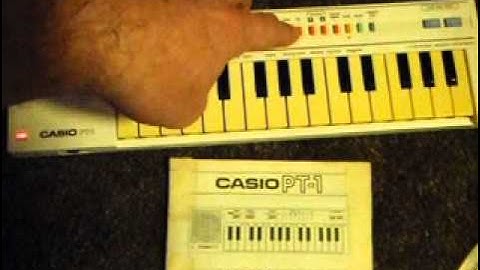 Casio PT-1 Video
